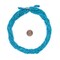 The Bead Chest Extra Tiny Blue Turquoise Cylinder Beads 1mm Afghanistan Gemstone 15 Inch Strand